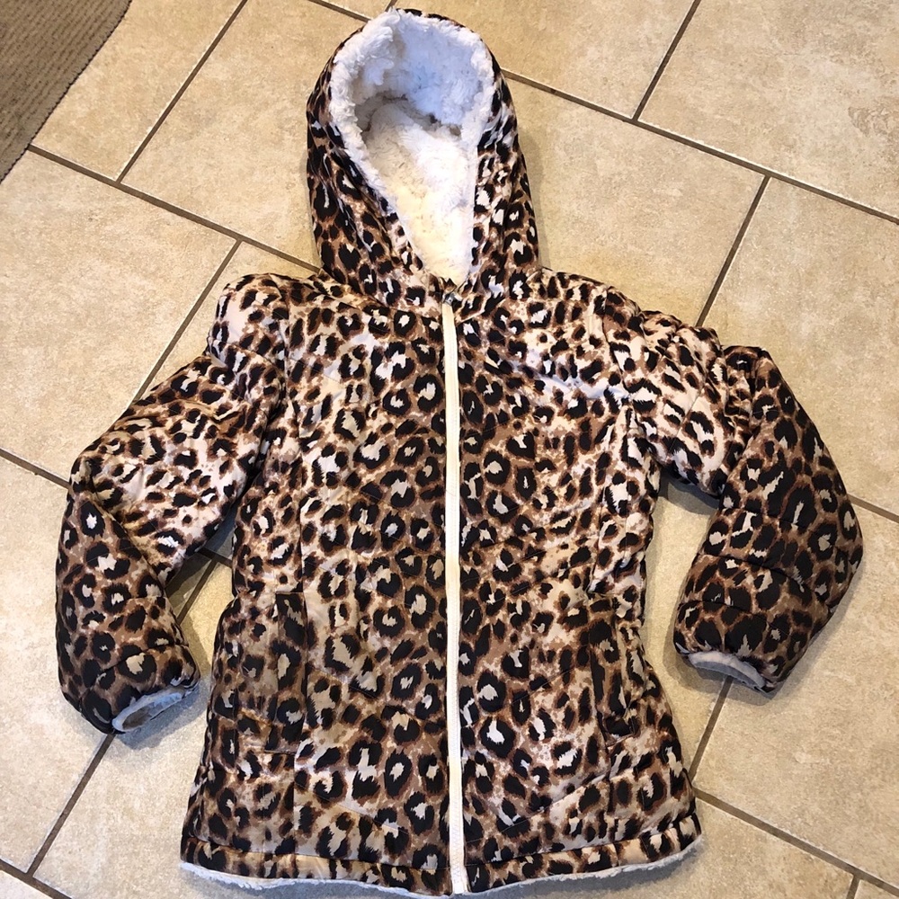 Justice brand reversible winter coat